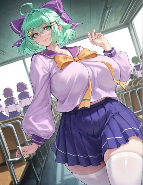 Score_9, Score_8_up, Score_7_up, (Best Quality), (super detailed), ( masterpiece, Best Quality:1.3), 1 woman with an umbrella, aldult, masterpiece, Best Quality, there is nothing there, HD, Details 1girl,Japanese cartoon, 成Mature Woman性, interior, Smile...