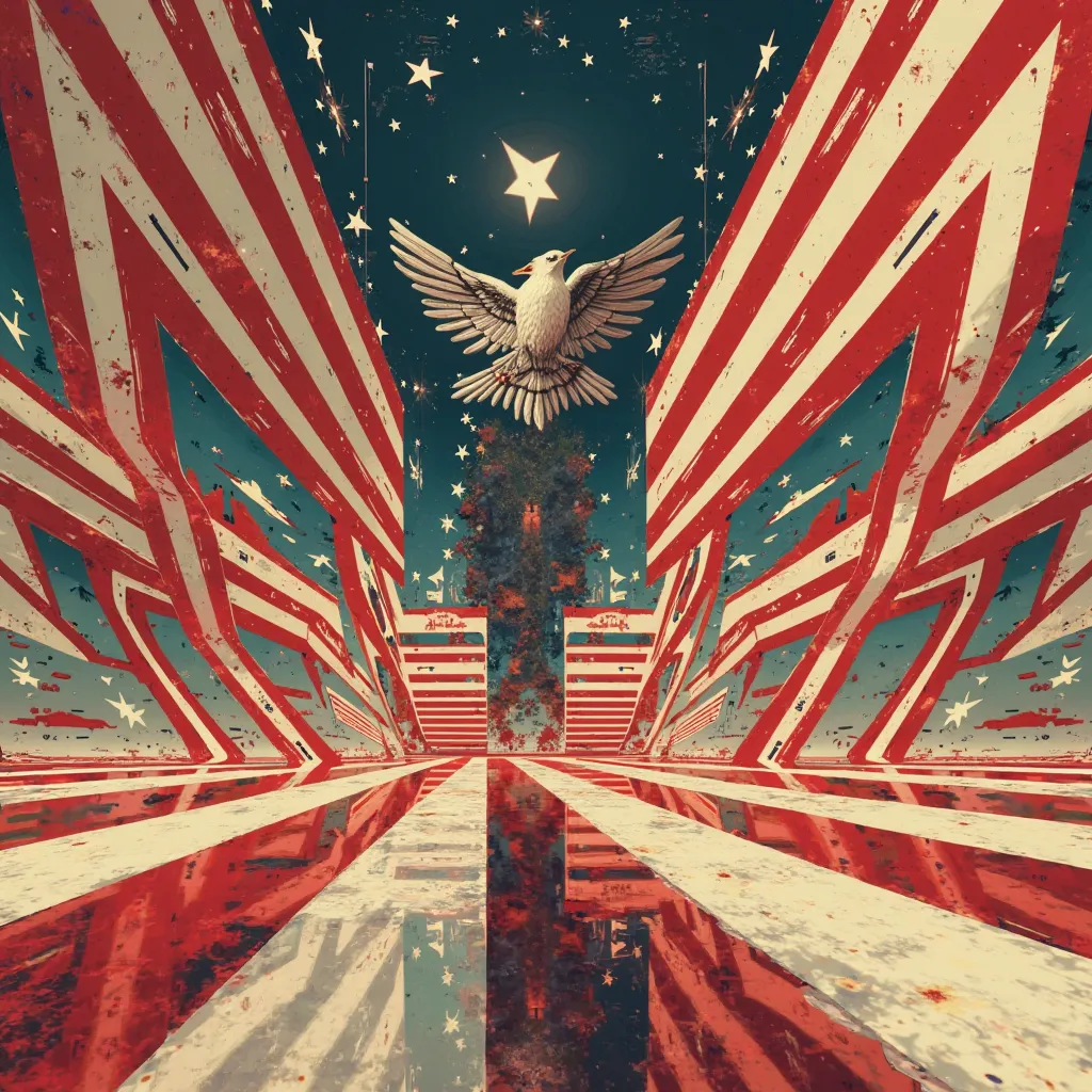 unique, Optical illusion, American propaganda posters, 