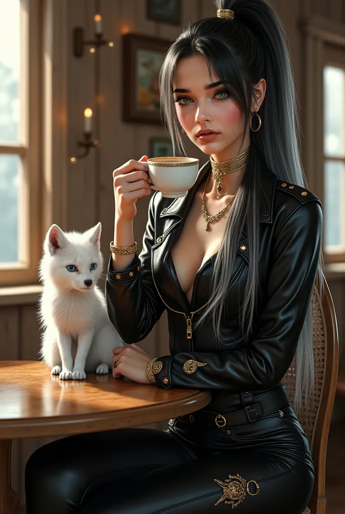 ((masterpiece)), Absurds, (superior quality), detailed eyes, ((complex background)),  a girl,  young woman,  a beautiful face , is about 20 years old a goddess, slender face, ( very bright golden eyes , magic golden eyes, cosmic eyes), ((black hair with si...