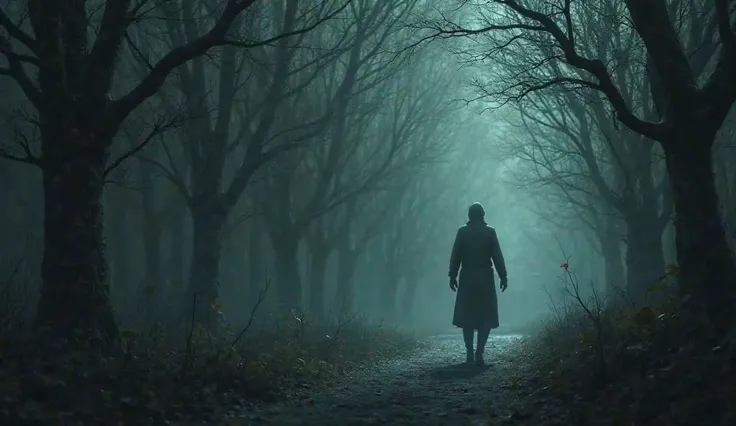The air carried an eerie silence, as if someone was waiting for him 