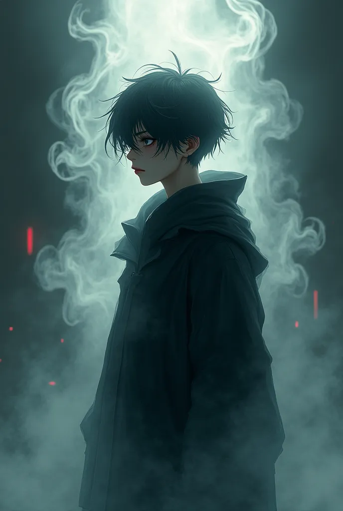 Mysterious smoking anime