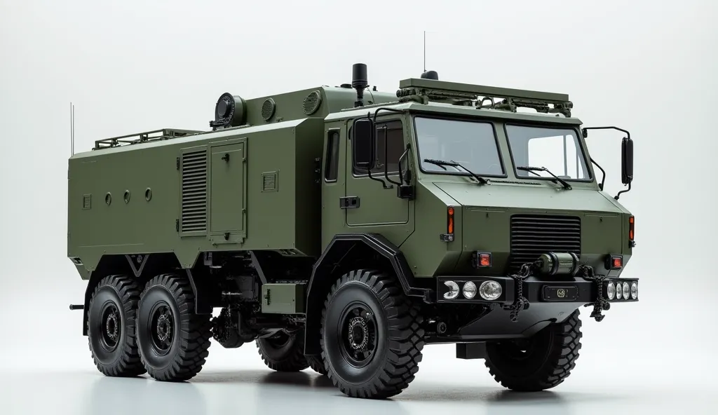 Armored armored car truck, 2044-2045, design and size of which is not in the real world, design from a fictional world 