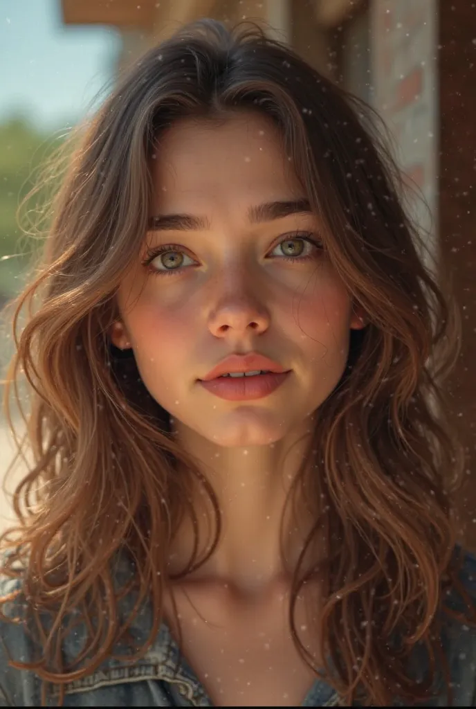 The heroine of a 16-year-old novel of American origin has smart brown hair