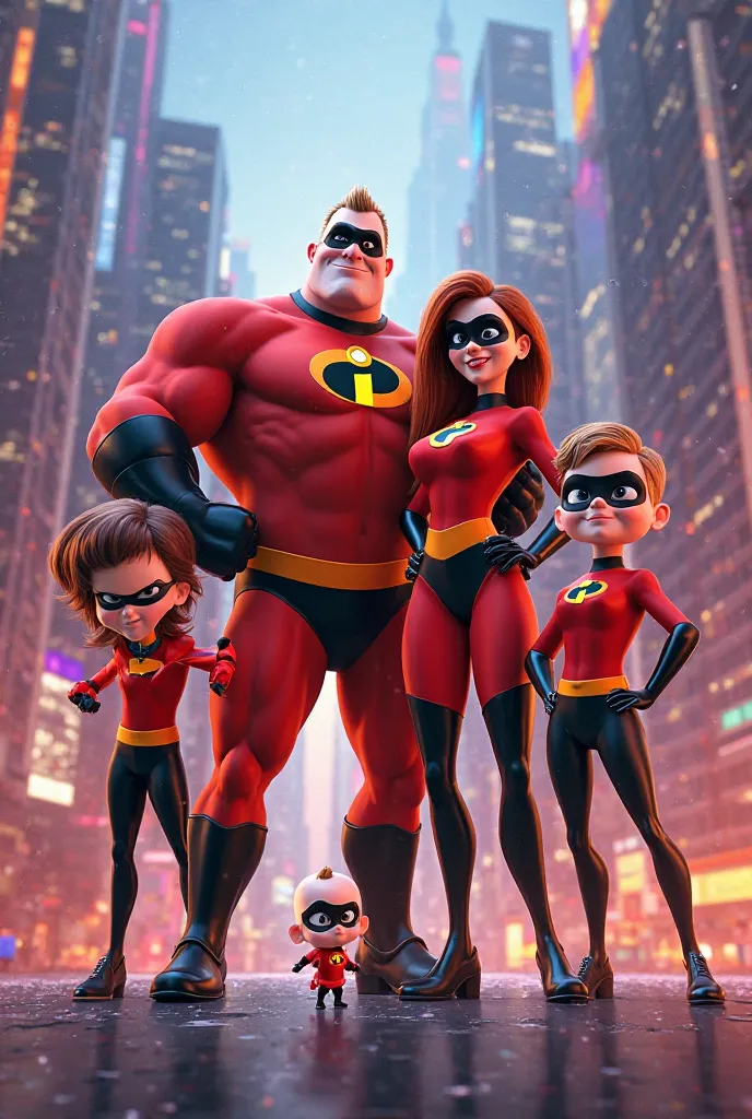 The Incredibles, With the name The Incredibles in the image 