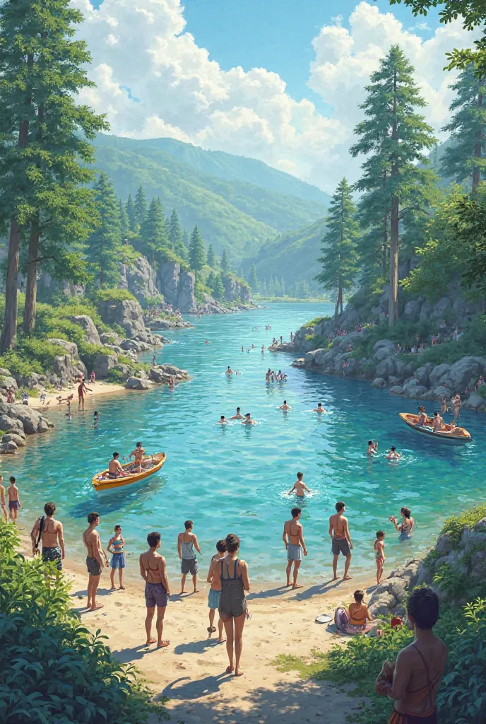 how people solve the problem of mass use of the lake in realism