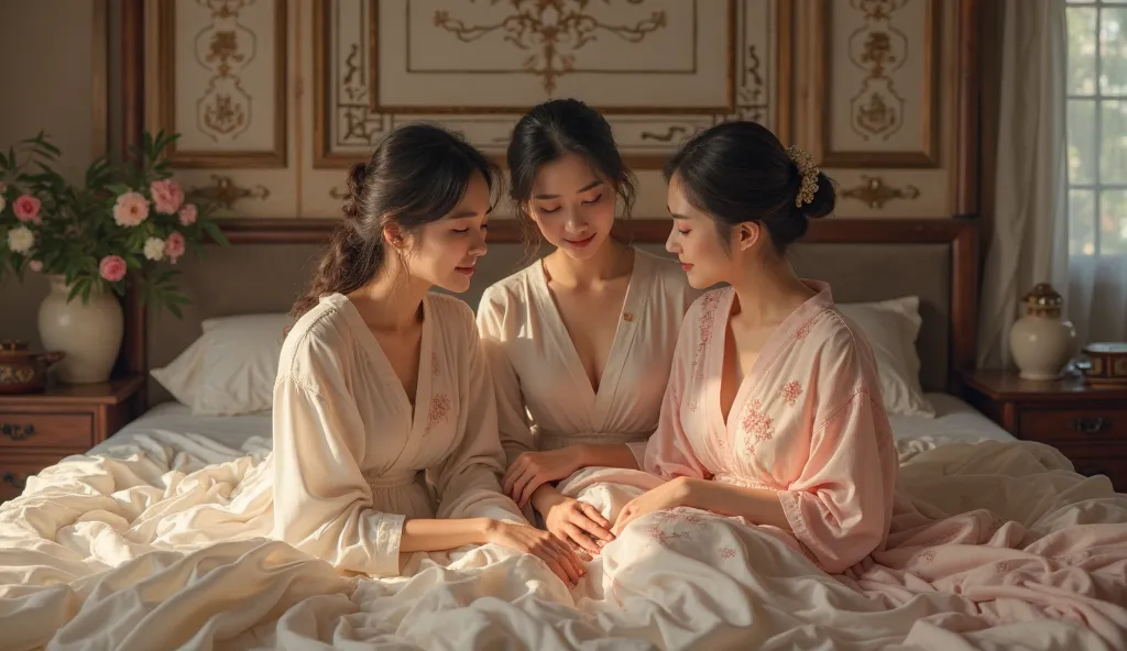 3 vietnamese WOMAN IN BED ROOM
