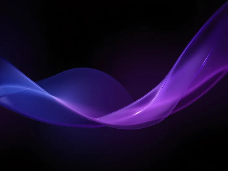 A captivating gradient of deep blue and rich purple on a black background, creating a striking contrast that enhances the vibrant colors. The gradient should flow smoothly from a dark midnight blue at the top, transitioning seamlessly into a vivid purple, ...