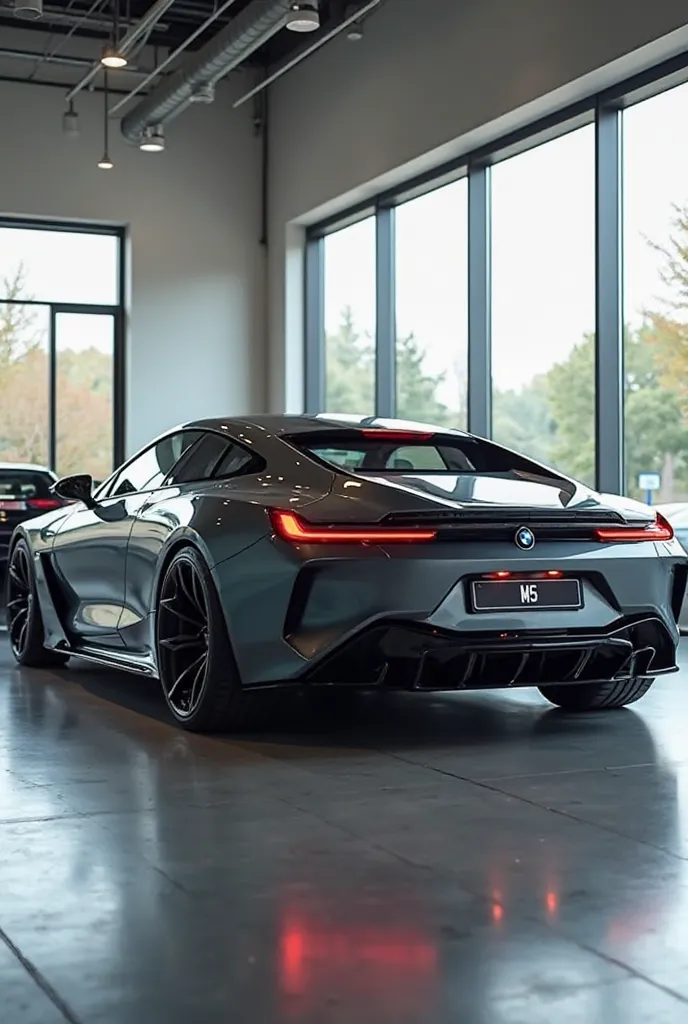 
Designer91687
Remix
Prompts
Copy
"A realistic, high-quality image of a modern sports car seen from the back left side view, resembling a (2025 BMW M5 )The car is oily oily (gray) with glossy paint and a sleek, aerodynamic design. It has . The (BMW )logo i...