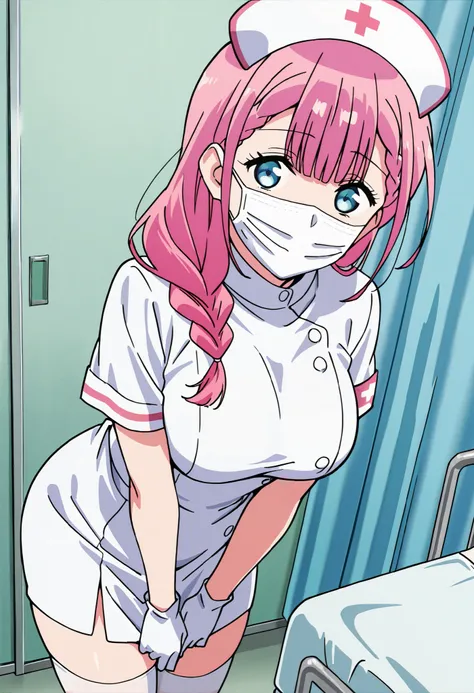 Score_9, score_8_up, score_7_up, source_anime, kirisumafuyu, solo, mature female, long hair, pink hair, bangs, braid, blue eyes, medium breasts, (best quality), (high quality), {masterpiece}, extremely delicate and beautiful, ultra-detailed, beautiful deta...