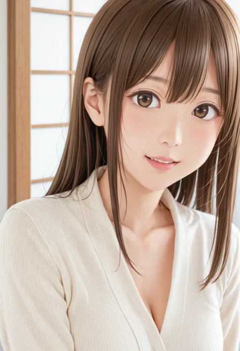 可愛い女の子に興奮している大勢の男の子,1人の可愛い11歳の日本人の女の子,学校の教室の窓際で立っています,フルボディ,背の低い女の子,細見の体,完璧な顔,完璧なボディ,詳細な茶色の目,美しく流れる髪,黒髪セミロングヘアー,後頭部に白いヘアリボン,中くらいのおっぱい,美乳,勃起した乳首,魅惑的な胸の谷間,制服,白いスケスケの半袖セーラー服,赤いネクタイ,チョーカー,とても短い紺色のプリーツスカート,スカートが風に揺れて捲れる,スカートめくり,ピンクのパンティーが見えています,黒いパンプス,白いフリルソックス...