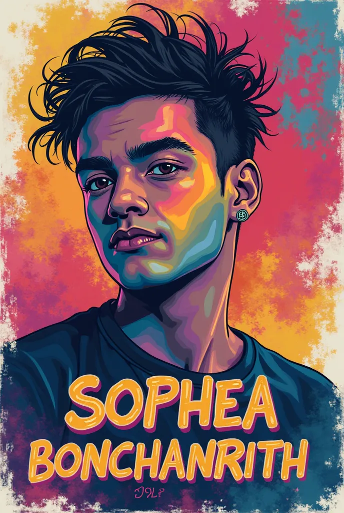 Generate shirt logo that said sophea bonchanrith is gay