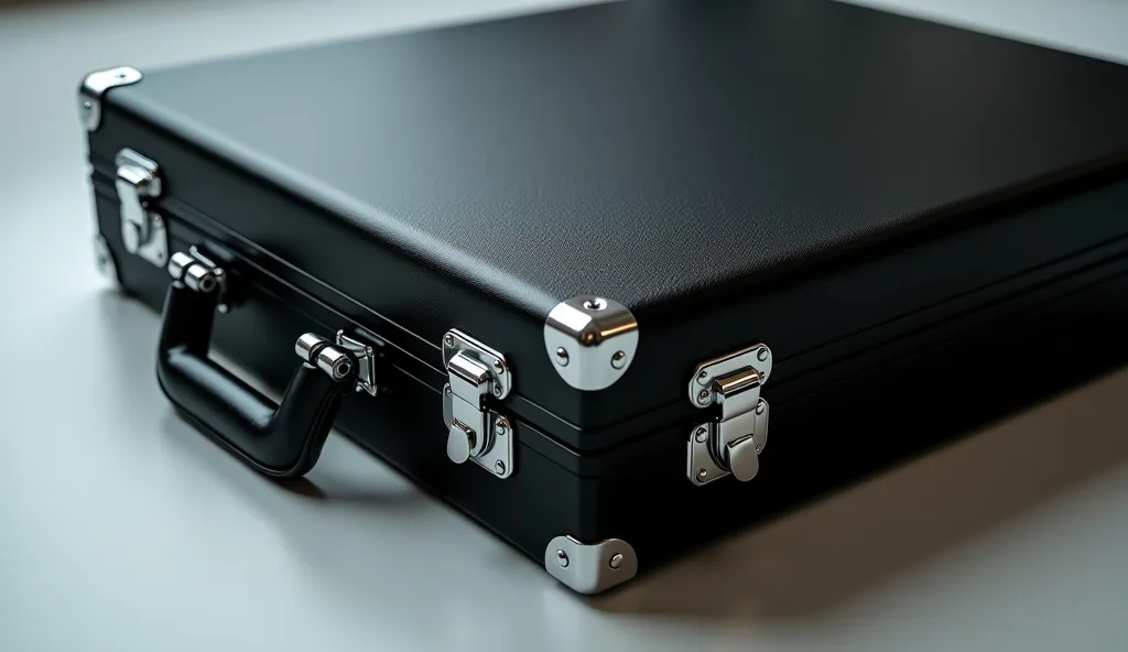 give me a hyper realistic and an 8k close-up of a briefcase revealing TOP SECRET documents