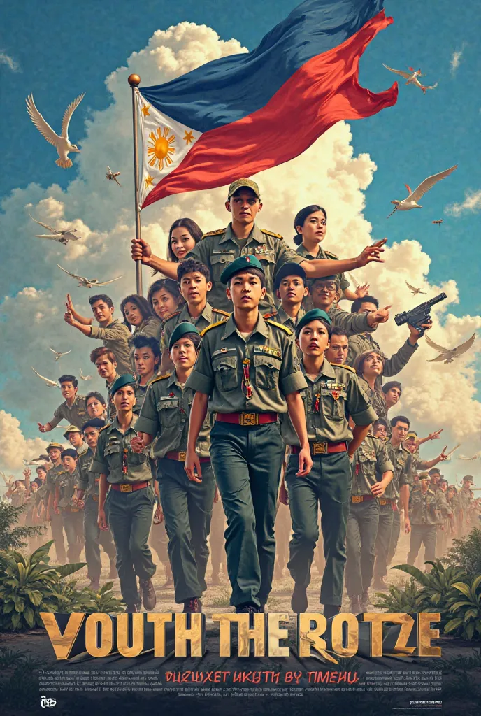 Poster making contest with the theme is "Youth in Service, Nation in Progress: Advancing ROTC for National Security" Philippines 