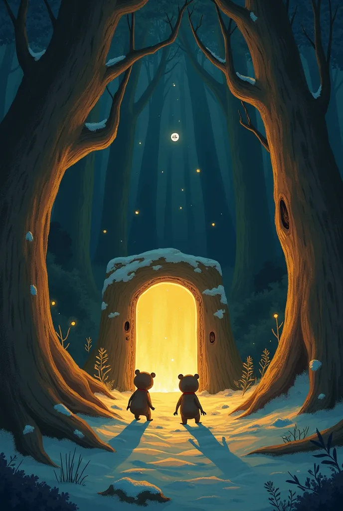 May tatlong matatalik na magkakaibigang sina Pandy, Beary, and Icey. One day while they were playing on the edge of the forest, they discovered a strange little door buried in the ground.  It's done in wood silver, and had a strange glow that seemed to com...