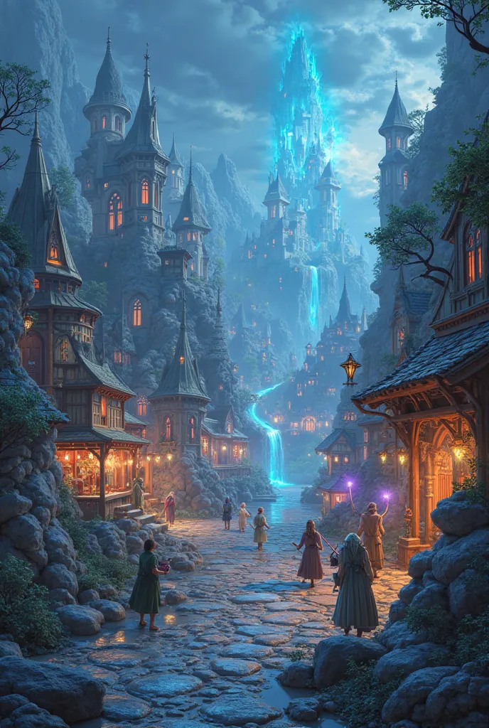 Opening Scene – The Magical Kingdom of Lumina

“A breathtaking view of the Kingdom of Lumina, a land filled with glowing rivers, floating islands, and castles made of shimmering crystal. Enchanted creatures roam freely, and the people live in harmony under...