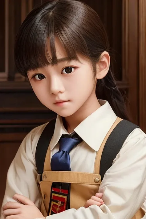 masterpiece, high detail, A student with a cute face、((Transcendental realistic live action))、