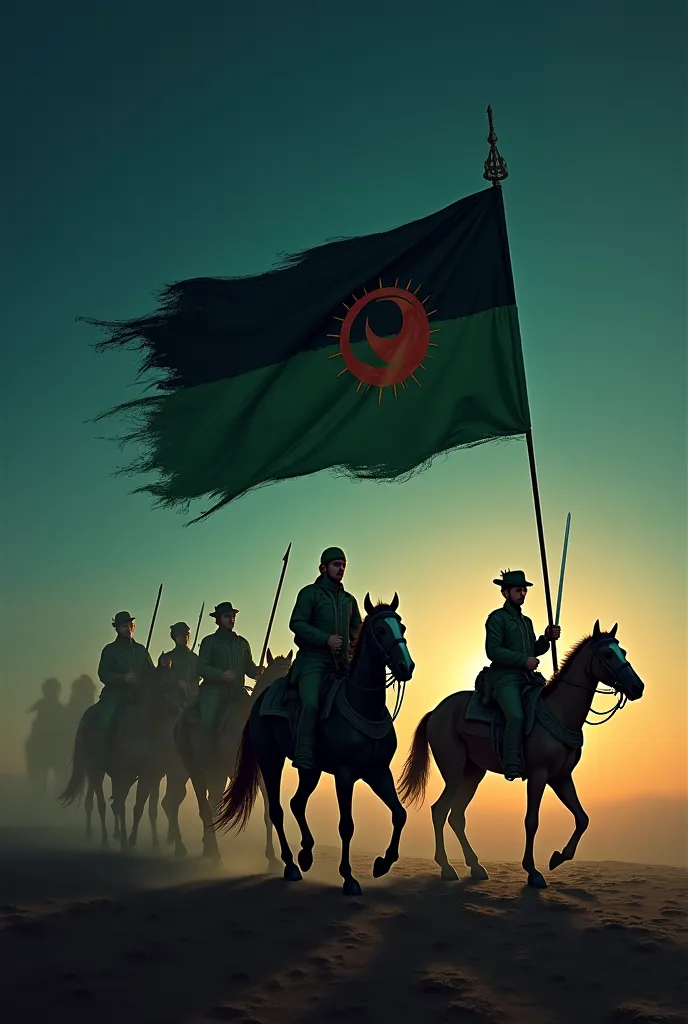 The night was dark. The wind howled across the steppe. Jalal al-Din Manguberdi stood at the front of his army. Behind him, the Khwarazmian banner waved—black at the top, green at the bottom. A symbol of strength and hope.

Jalal al-Din gripped his reins an...