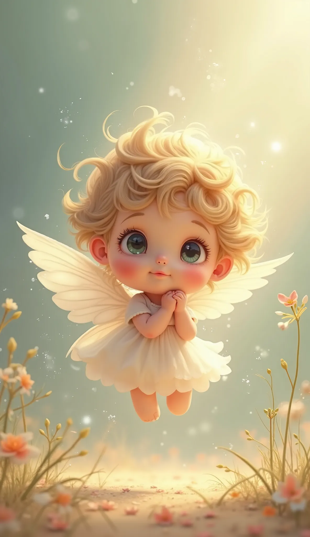 animated small cute pritty angel 