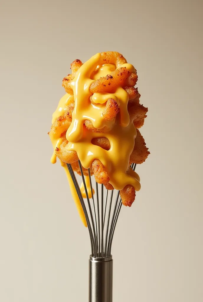 Fried whisk with cheese