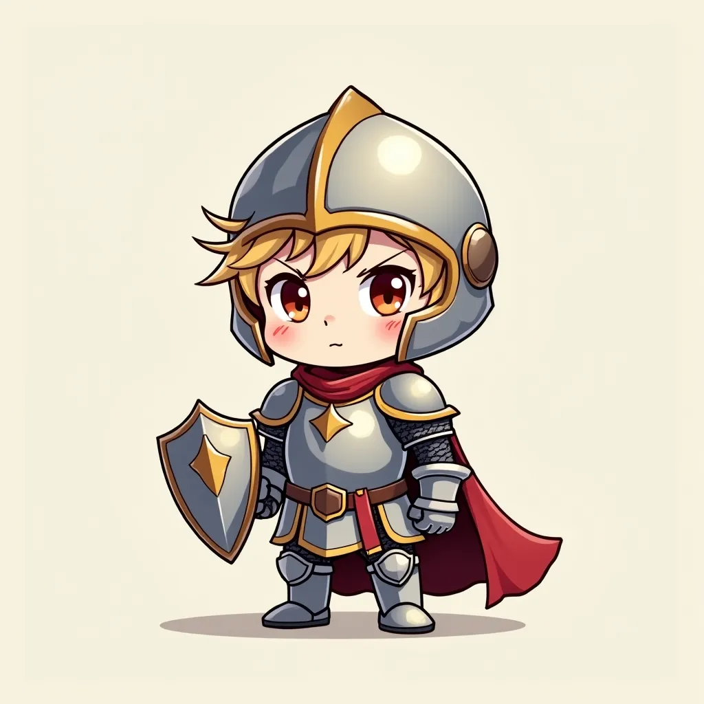 make a chibi knight