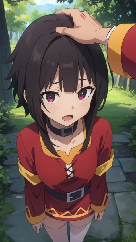 {{{masterpiece}}}, {{{best quality}}}, {{ultra-detailed}}, {illustration}, {{an extremely delicate and beautiful}}, (beautiful detailed eyes:1.6), extremely detailed face, extremely detailed CG, (perfect hands, perfect anatomy), 16k, anime face, Megumin(ko...