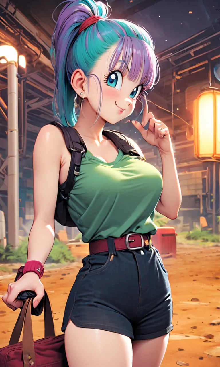 (  1girl  ,bulma,dragon ball,)