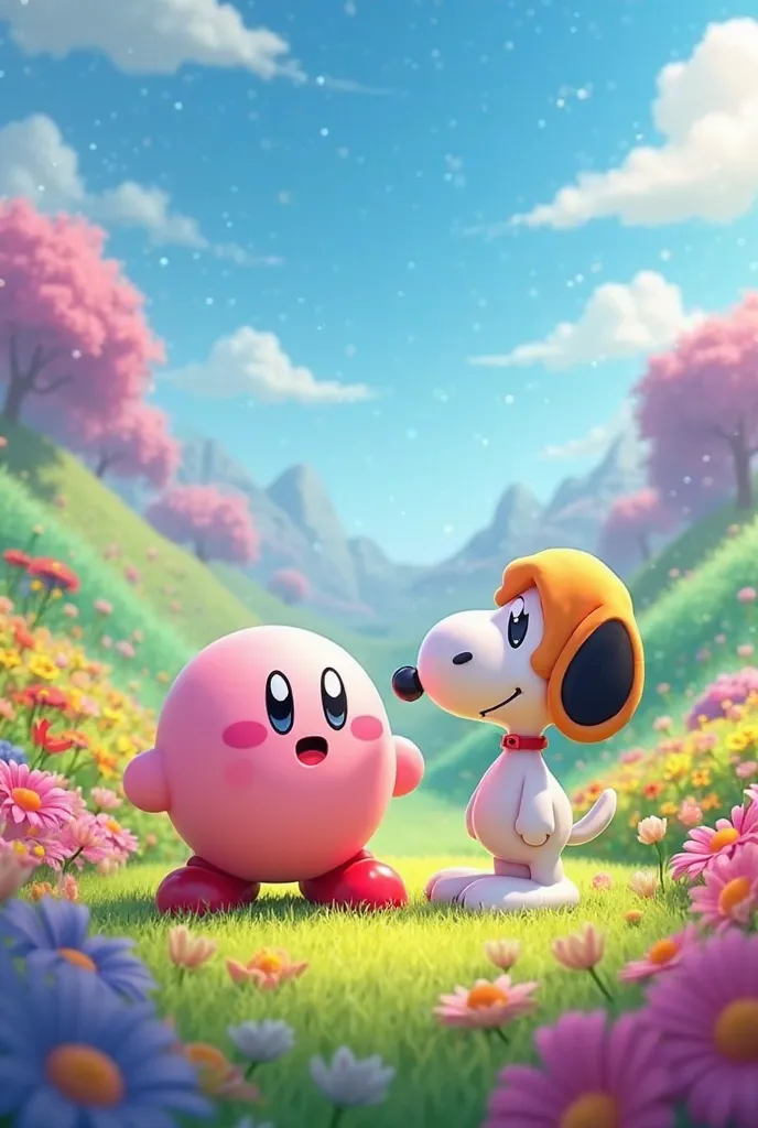 Kirby y Snoopy 