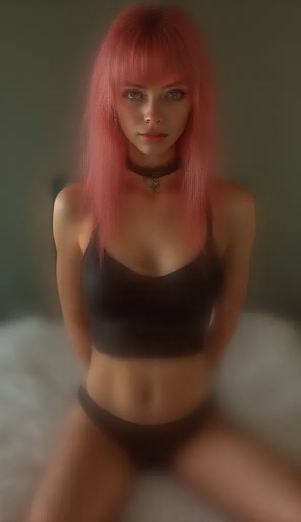 ( young skinny anorexic gothic punk cheerleader 21 years old ,  slender skinny girl with big curvy fake breasts ),  clear focus : 1.2, ( beautiful skinny anorexic girl : 1.8), (skinny belly: 1.2), (small thin waist: 1.6), (the gap between the hips: 1.6), (...