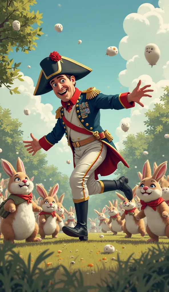  they charged at Napoleon because they were tame and thought he was feeding them! He had to retreat from the bunny attack.