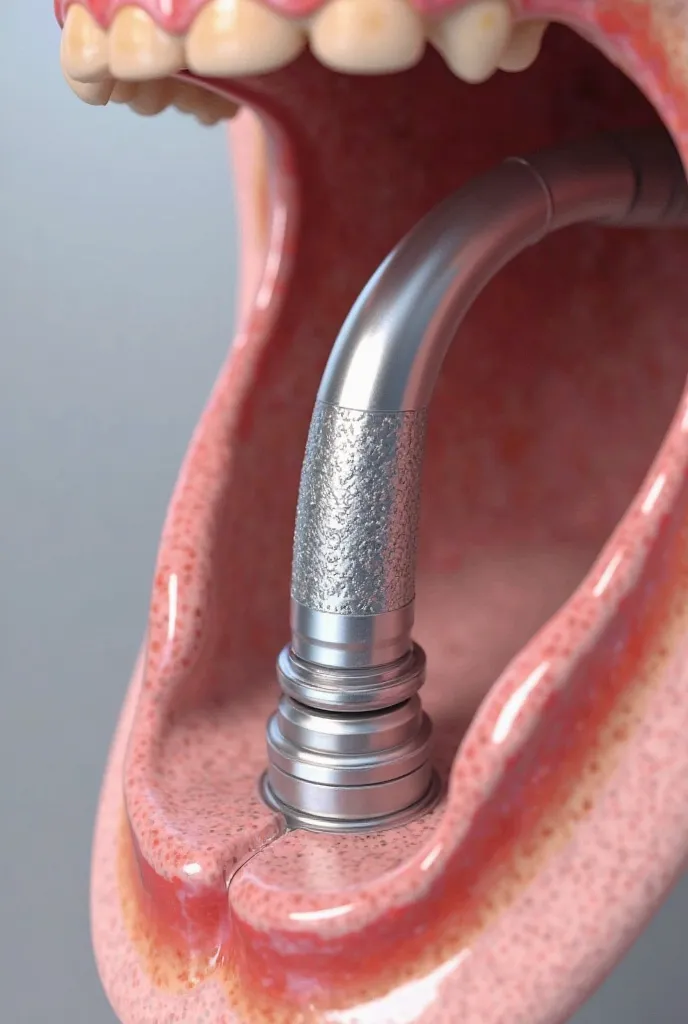 Take a picture of a tube that replaces the pharynx so that it opens up to the stomach 
