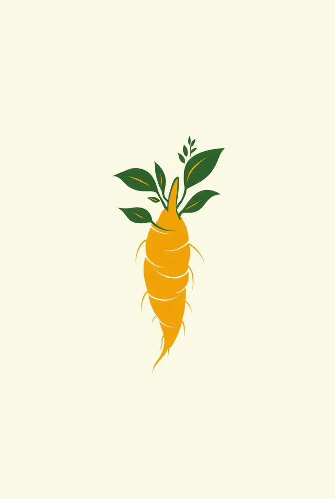 

Logo Concept
The iconic logo features a stylized, hand-drawn design that incorporates elements of nature and Indian culture:

*Logo Design*
The logo consists of:

- A golden-yellow turmeric root at the center, symbolizing the product's purity and quality...