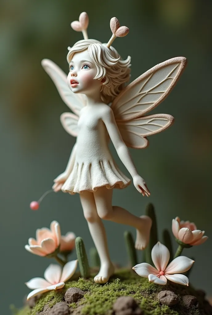 Create a simple fairy type in clay or ceramic