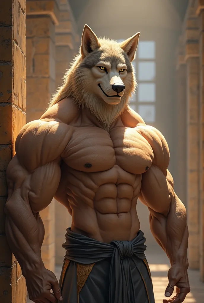 furry,Furui,bathroom,Wolf,Anubis,Anubis, mature,cartoon,robust,Wolf尾,full body view, male,Wolf耳,Abdominal muscles,Chest muscles,big,top quality,4K,8k,high resolution,masterpiece, ultra-fine in 8K,Realistic,照相級Realistic,Photo-Grade Real,HDR,UHD,studio light...