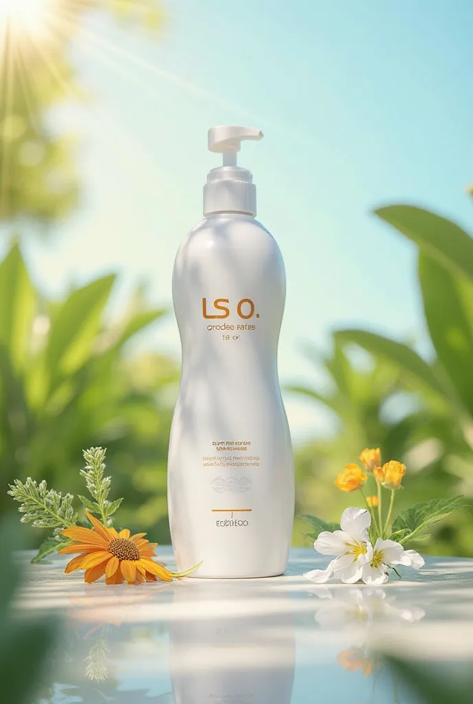 Make an image of a sunscreen called SunPure from the company EcoSol