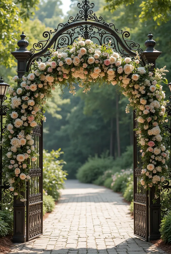 Wedding entry gate decoration 