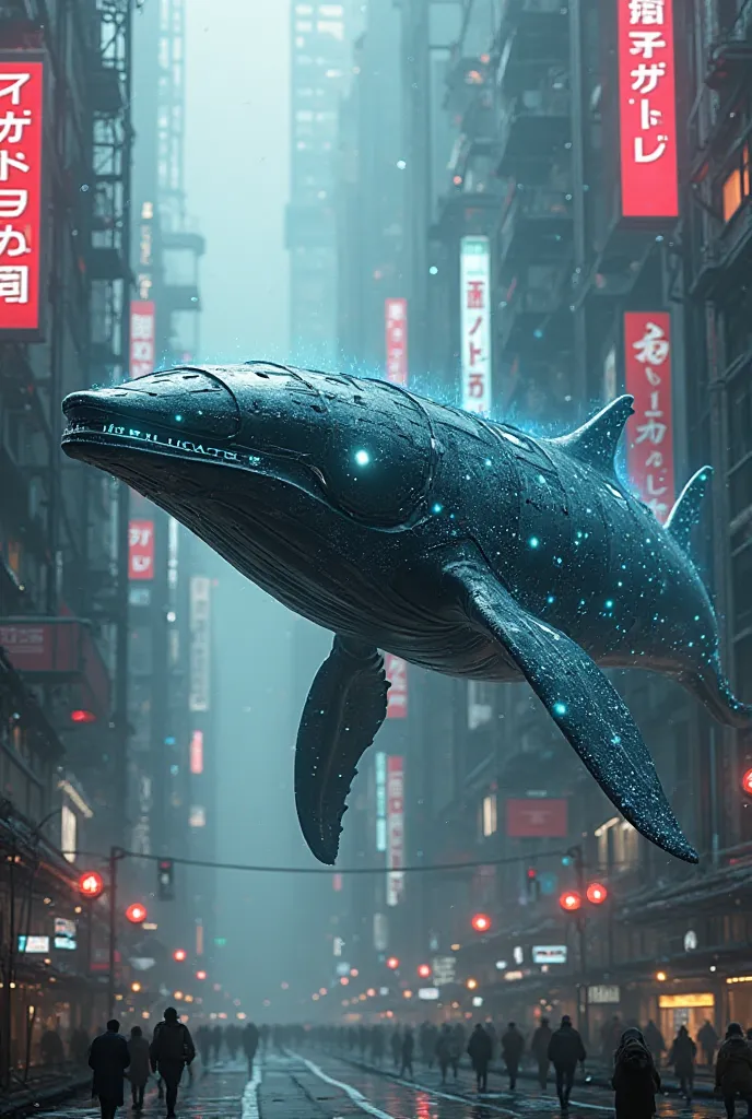 cyberpunk whale
