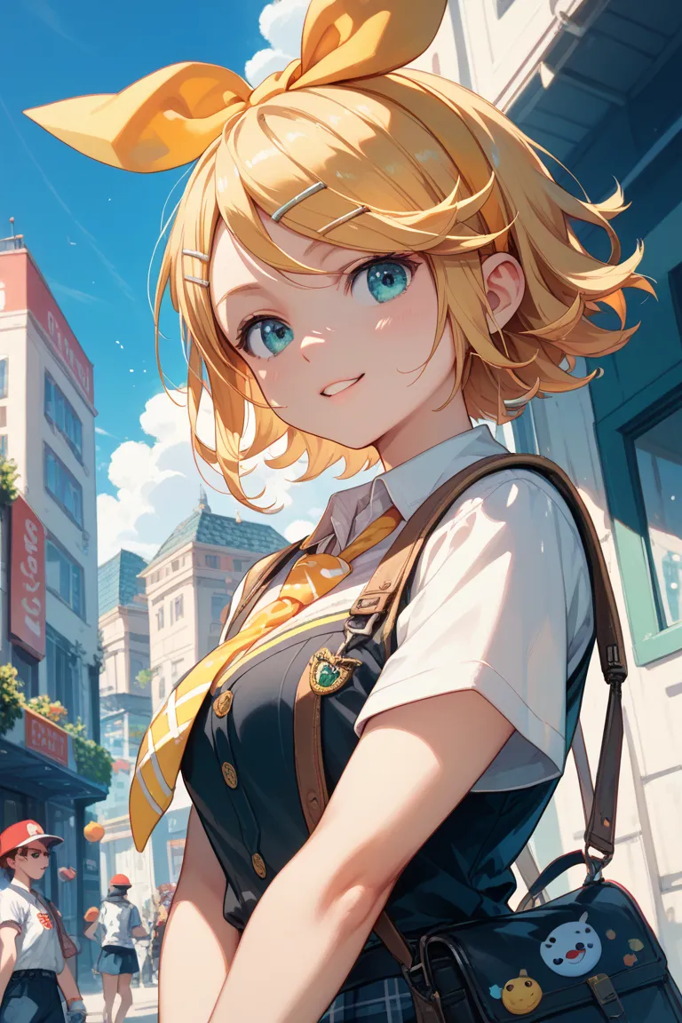 Kagamine Rin illustration mascot character