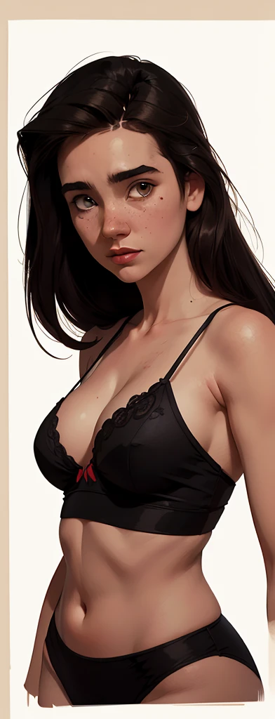 um close-up de uma mulher em uma blusa preta e uma blusa preta, Ross Desenha 1. 0, Ross Desenha portrait, Ross Desenha digital painting, Ross Desenha 2. 0, No estilo de Ross Tran, Ross Desenha 2. 5, lois van Ross Desenha, wlop Ross Desenha, inspired by Ros...