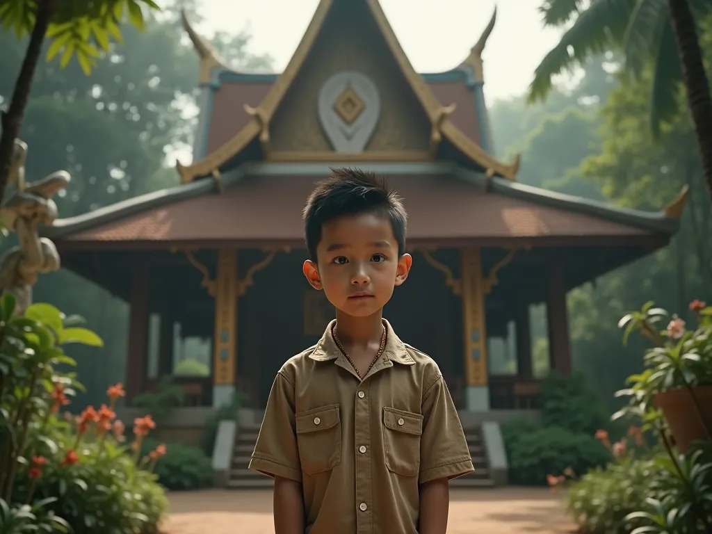 Thai  Boys
12Aged This Year
Alone  in front of Thai Snake House in Wong Tawan
