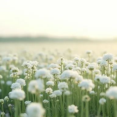 creat a white chrysanthemum japonense field background