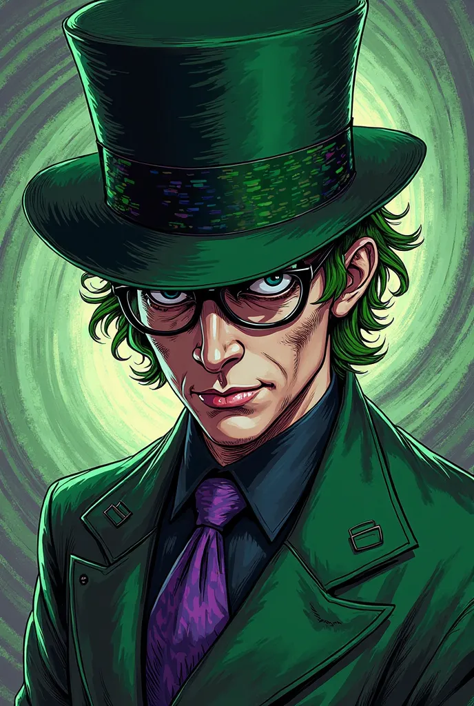 The riddler photo animé avec sont chapeau 