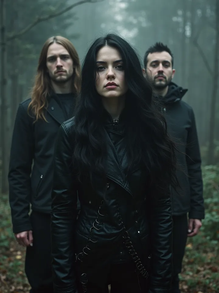 Members of the melancholic doom metal band beautiful female vocalist atmospheric male vocals poser evanescence paramore linkin park Emily Armstrong anvil Lavigne Nightwish 