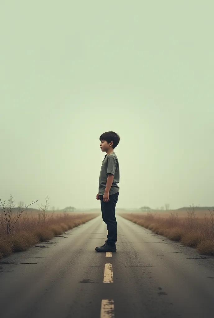 a boy stood alone on an empty road.
In front of him were two paths—
1️⃣ The first path – Easy, but life would remain the same.
2️⃣ The second path – Hard, but it held a chance for change.