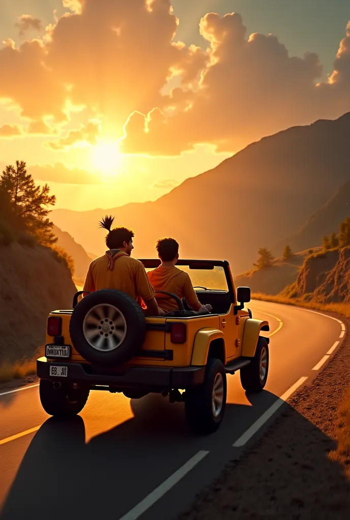 Here’s a fun and cinematic script where Lord Krishna, in a modern setting, is driving an open-top Jeep along a mountain highway, singing with a guy. It blends mythology with contemporary elements while keeping Krishna’s charm and divine presence intact.


...