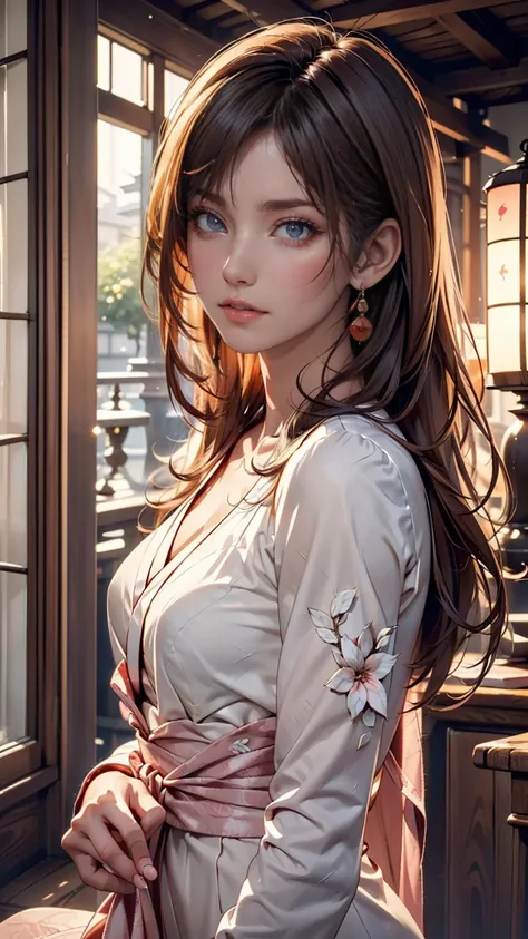 best quality, Focus on Your FACE, Soft light, ultra high definition, (photorealistic:1.4), RAW photo,
1 Japanese girl, Alone, cute, (pupil,  light in the eye),   beautiful face with great attention to detail , (small breasts),(high-resolution human skin te...