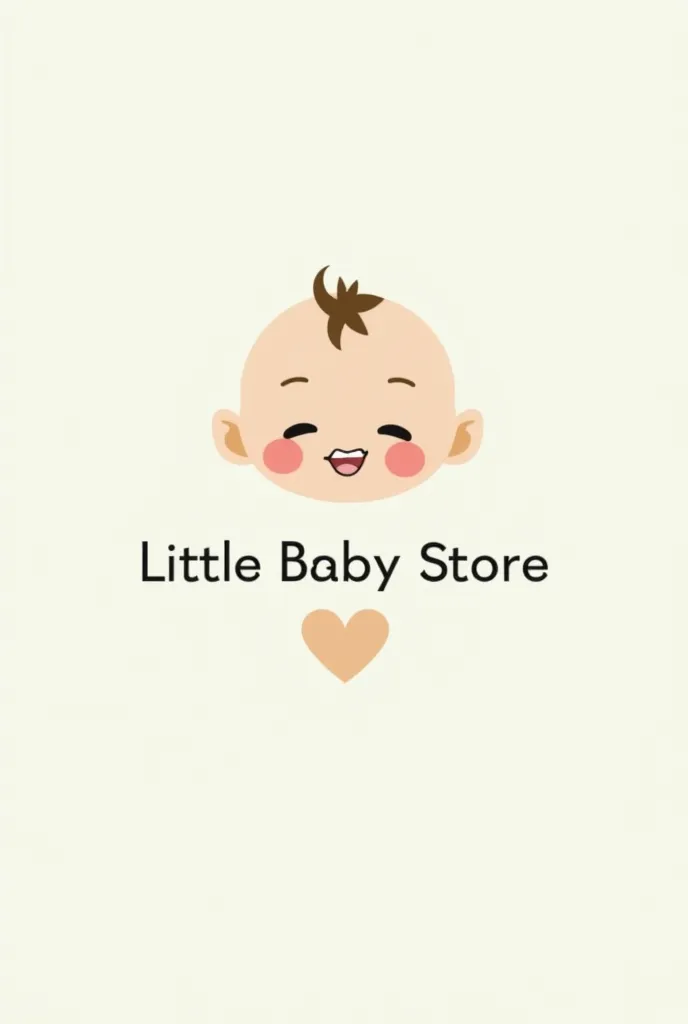 I want to design a logo with these specifications

:

1. 

A picture of a small  : . It can be a cartoon drawing of a smiling baby, or a silhouette (Silhouette ) for a  that expresses innocence and joy.

2. 

Soft and attractive colors: such as light blue,...