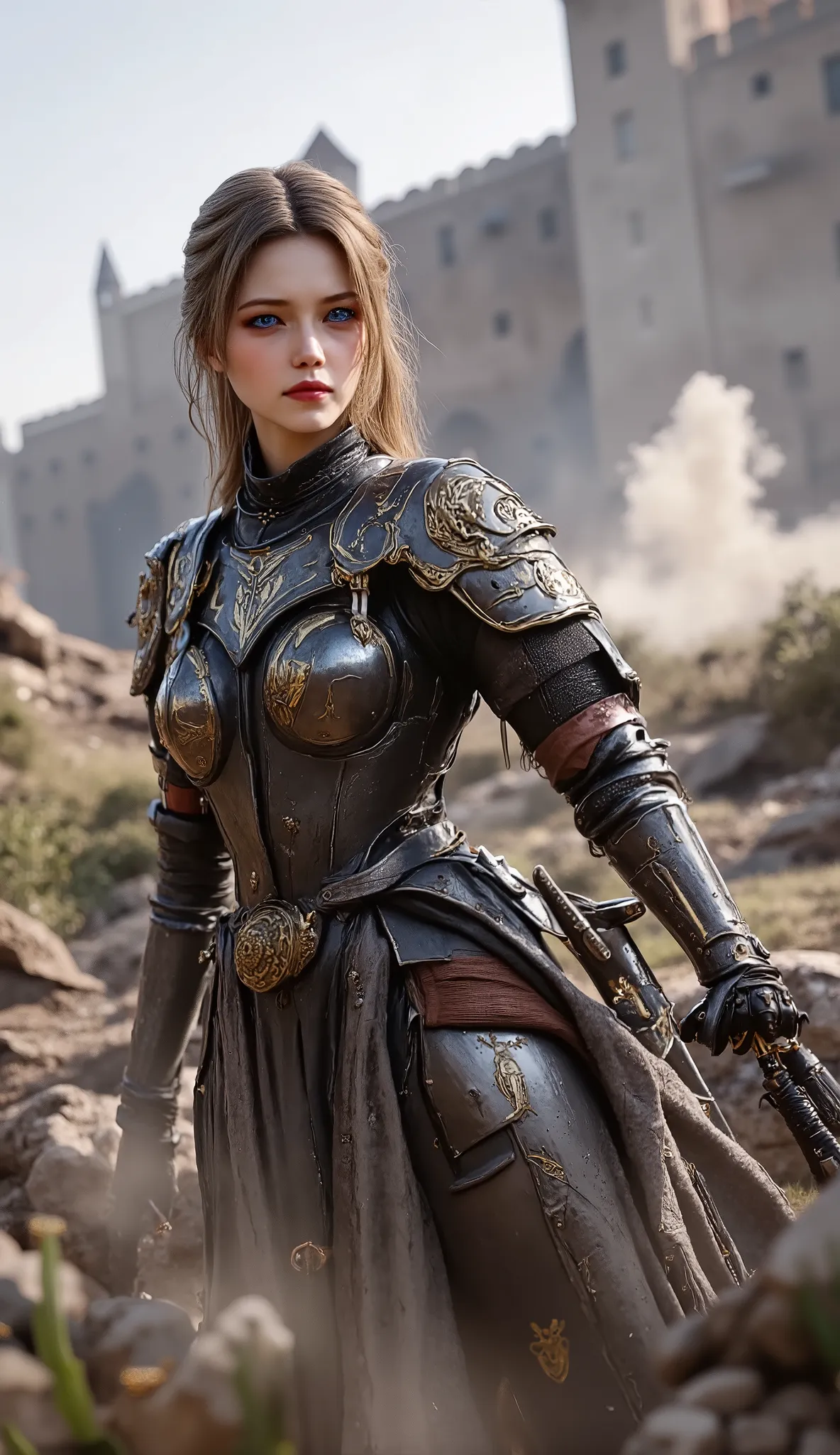  female knight,War Armor