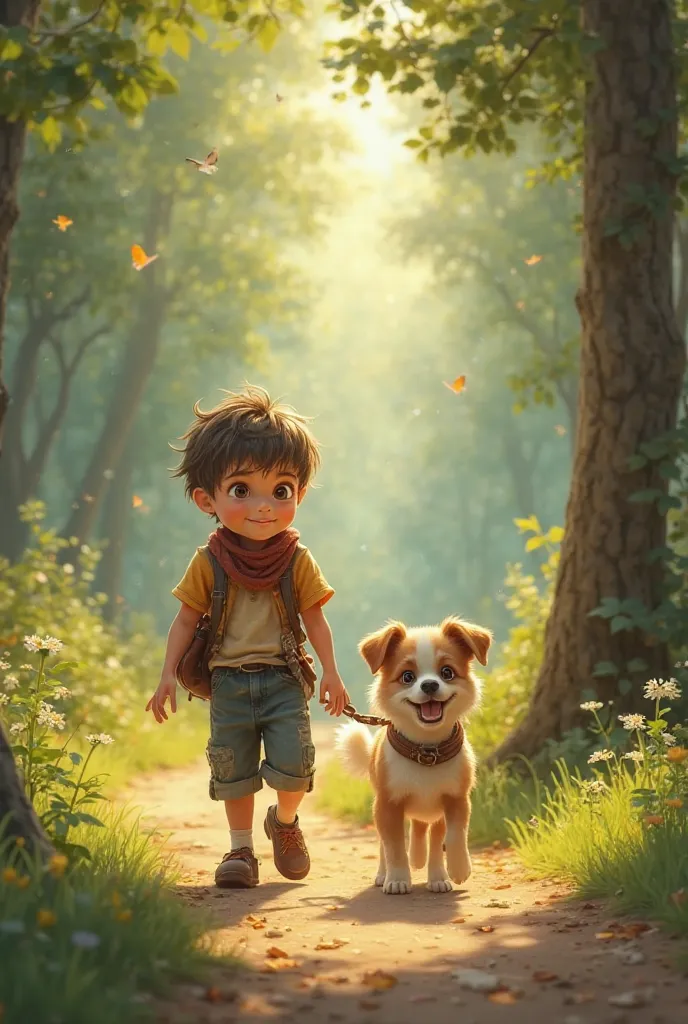 **A Boy and His Loyal Dog**: A young boy and his faithful dog embark on small adventures every day, exploring the woods near their home and learning the true meaning of friendship.