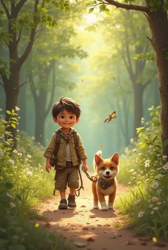 **A Boy and His Loyal Dog**: A young boy and his faithful dog embark on small adventures every day, exploring the woods near their home and learning the true meaning of friendship.