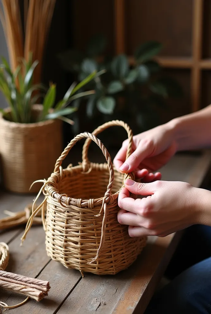 Making basic basket
